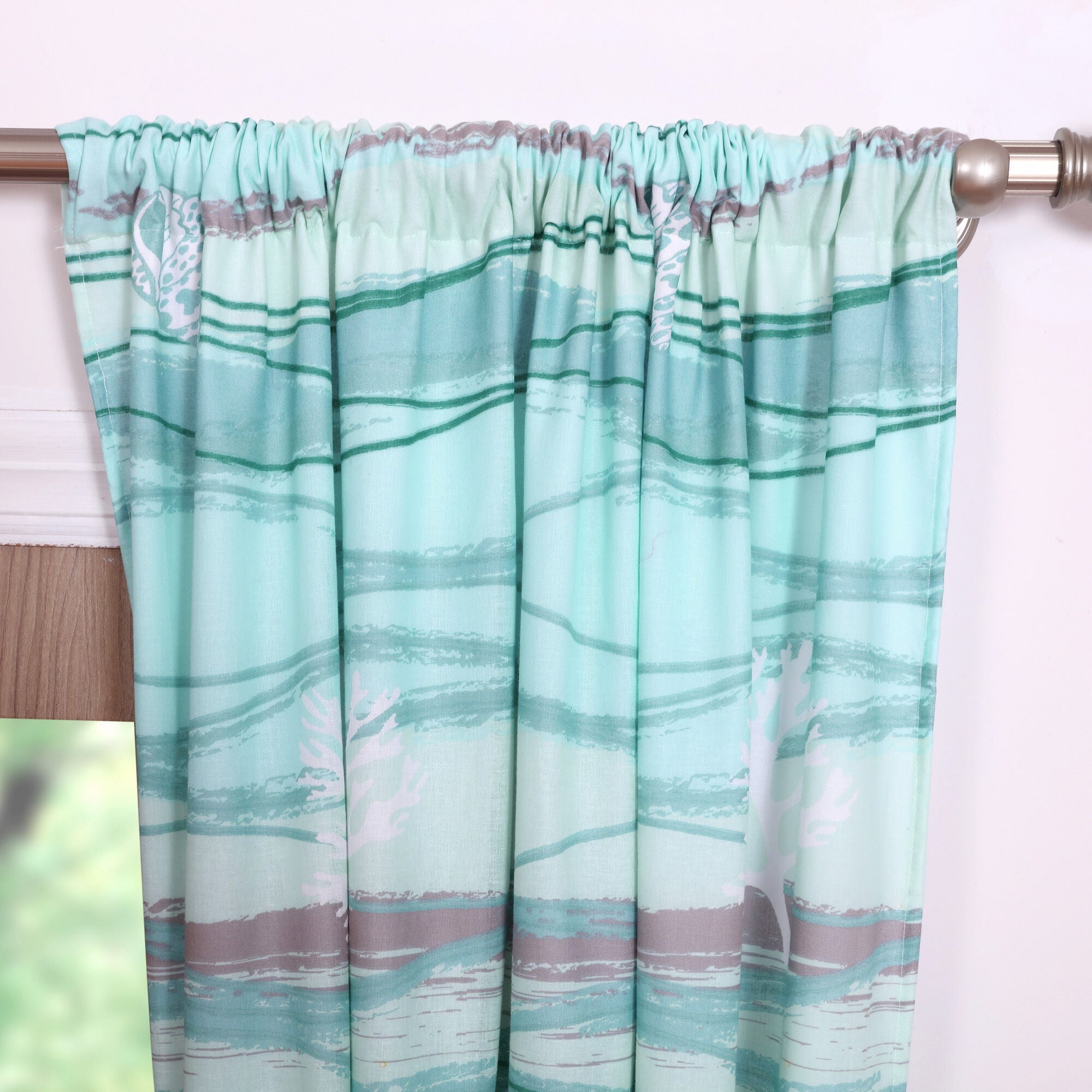 Maui Window Curtain Panels, Set of 2, 84 inches, MULTI, alternate image number 3