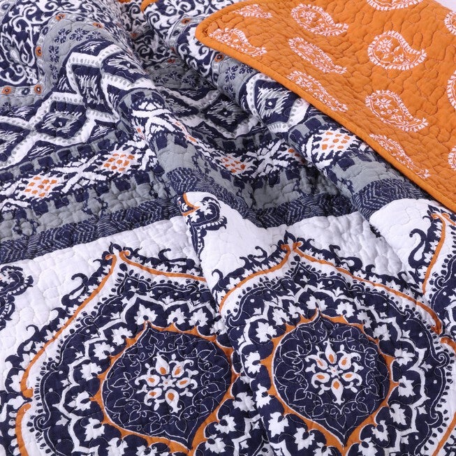 Medina Quilted Throw Blanket, , alternate image number 2