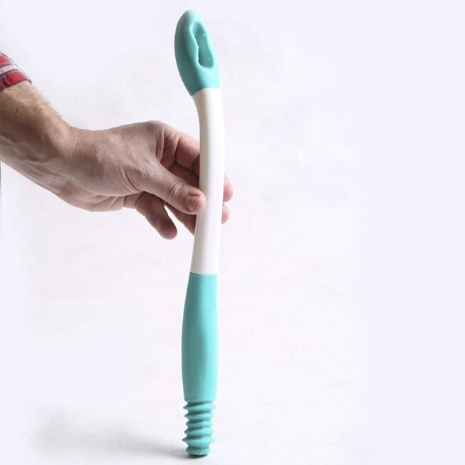 Long Reach Comfort Wipe - Bathroom Hygiene Wand Tool Assistant, GREEN, hi-res image number null
