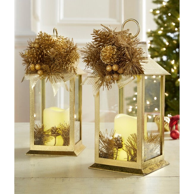 Goldtone Lantern, GOLD, hi-res image number null