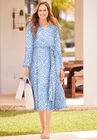 Liz&Me™ Peasant Wrap Dress, , alternate image number null