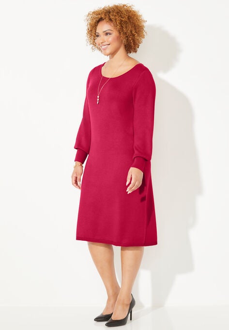 Liz&Me™ Boatneck Sweater Dress, , alternate image number null