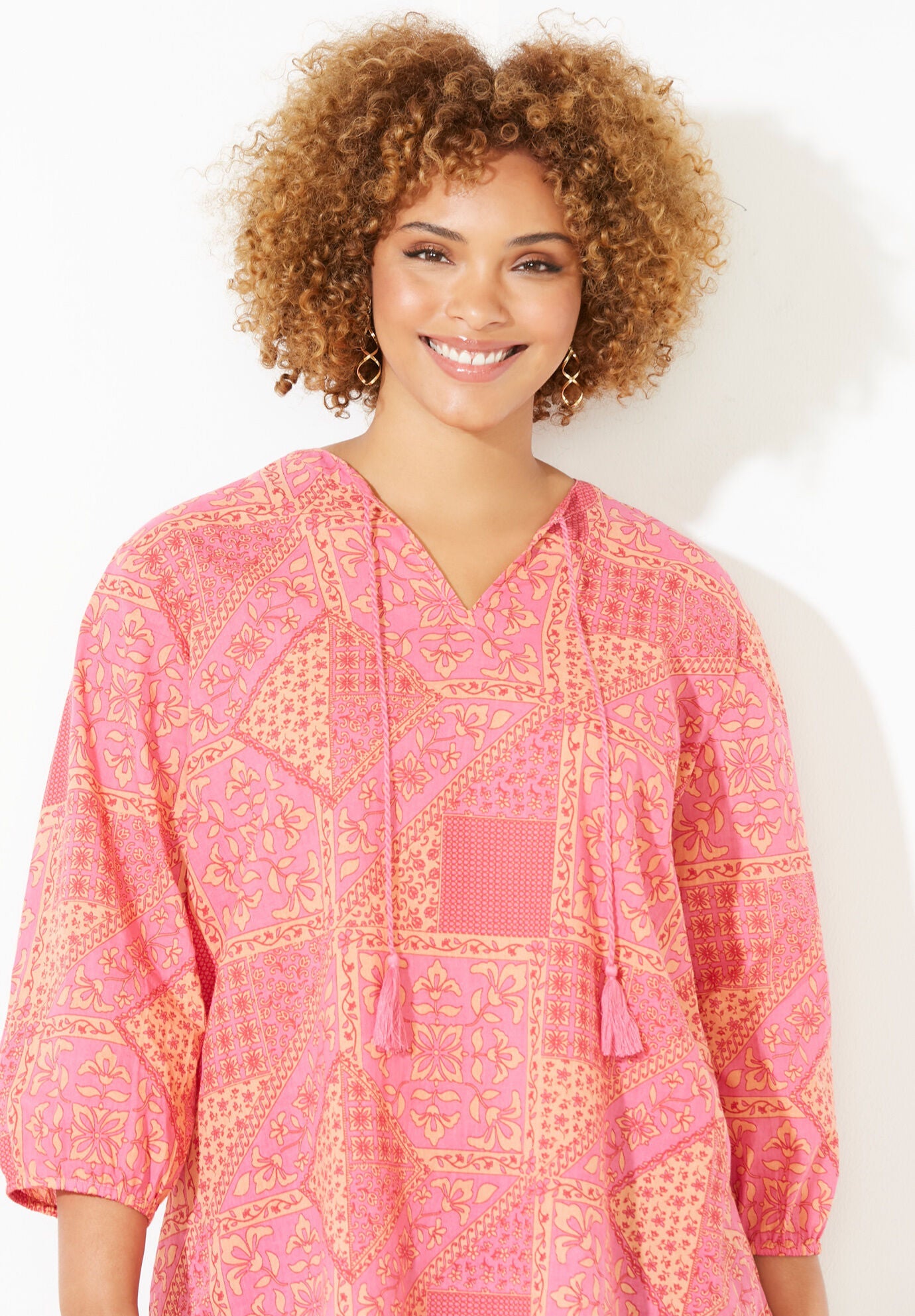 Liz&Me&reg; Classic Peasant Top, , alternate image number 2