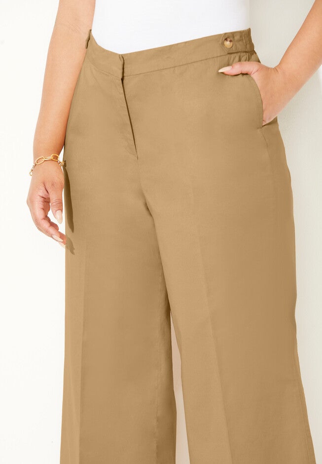 Liz&Me® Wide Leg Trouser, , alternate image number null