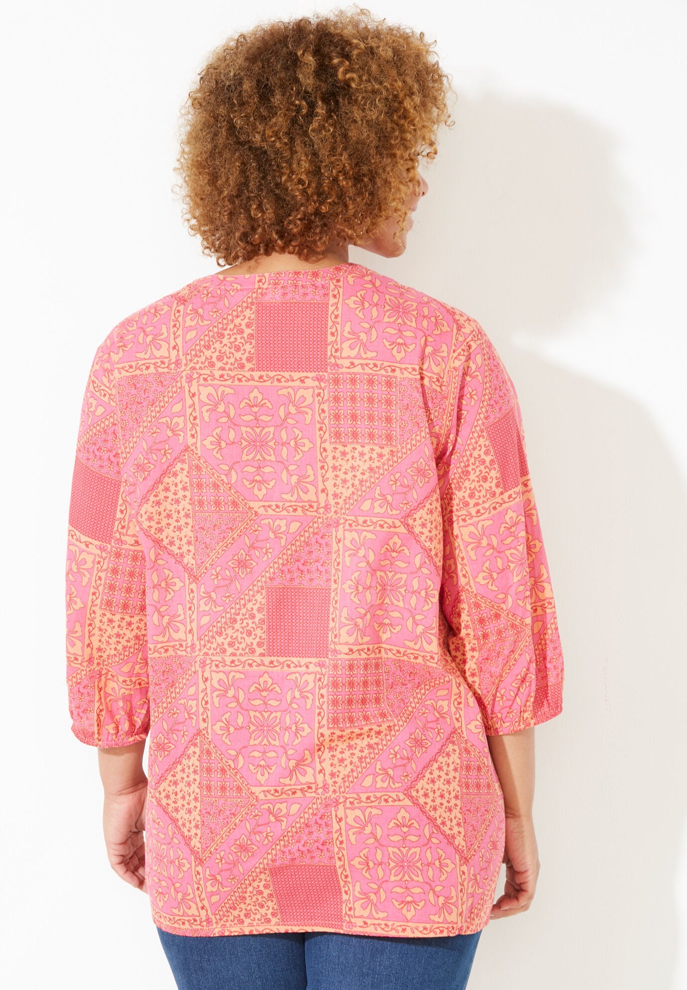 Liz&Me&reg; Classic Peasant Top, , on-hover image number 1