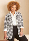 Liz&Me™ Ponte Knit Blazer, BLACK HOUNDSTOOTH, hi-res image number null
