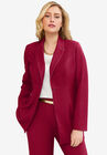 Bi-Stretch Blazer, RICH BURGUNDY, hi-res image number null