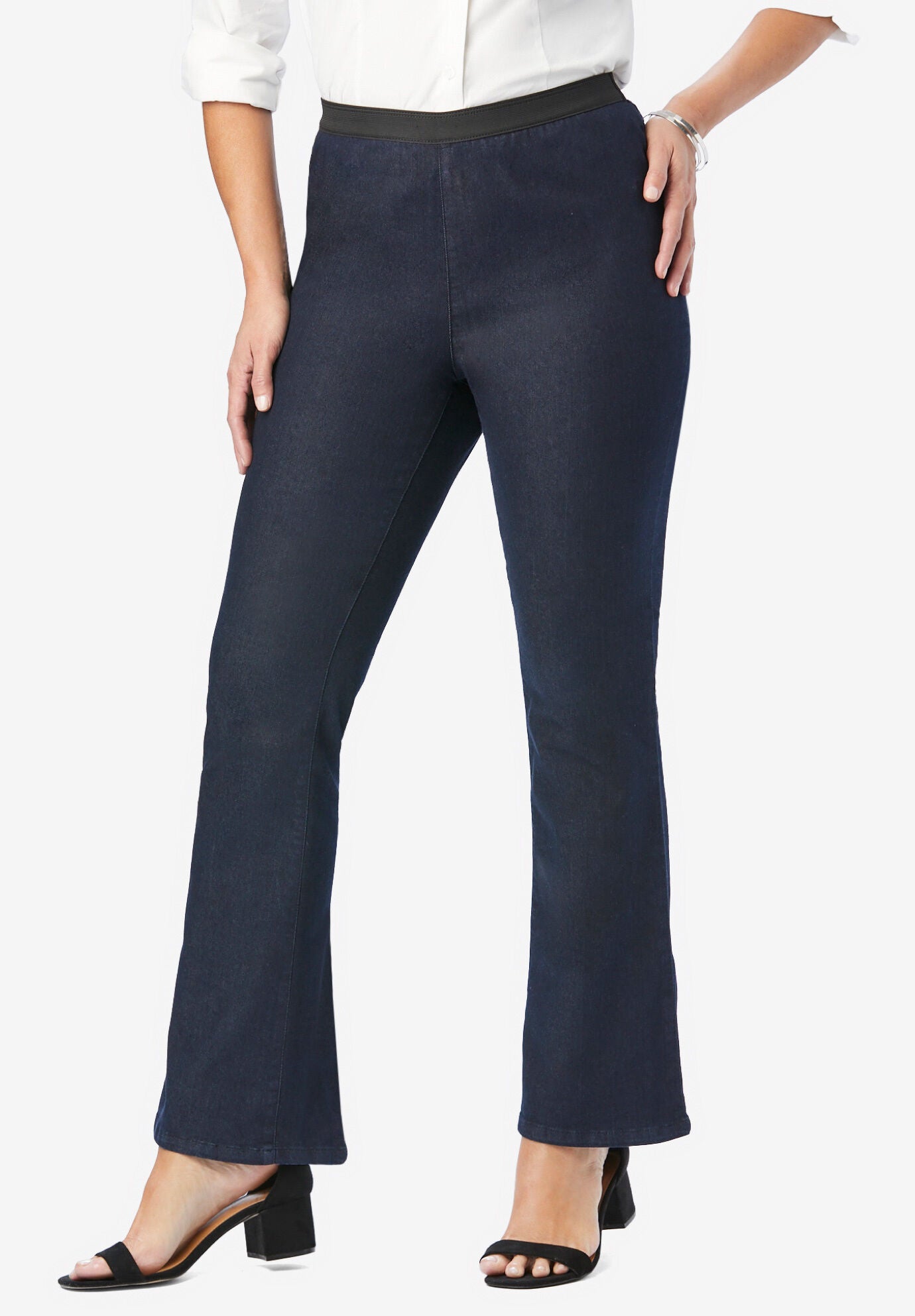 Stretch Trousers wide waistband 