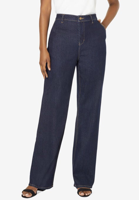 Wide Leg Jeans, INDIGO, hi-res image number null