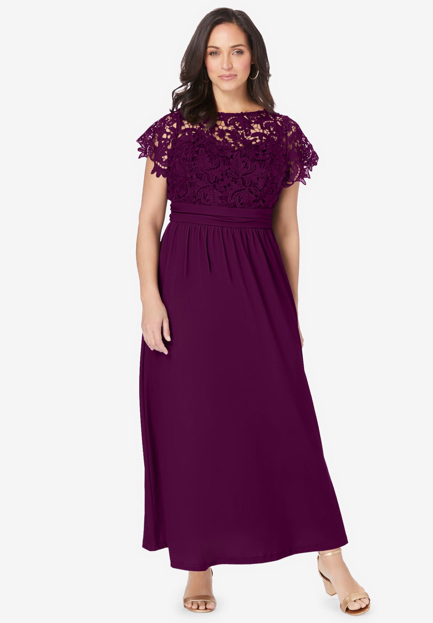 Lace Maxi Dress Jessica London