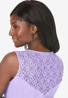 Crochet-Detailed Dress, , alternate image number null