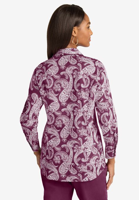 Stretch Poplin Shirt, , on-hover image number null
