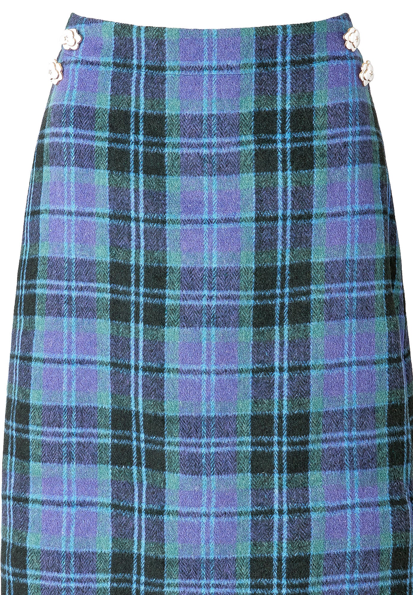Mini Plaid Skirt, ELECTRIC MEGA PLAID, alternate image number 3