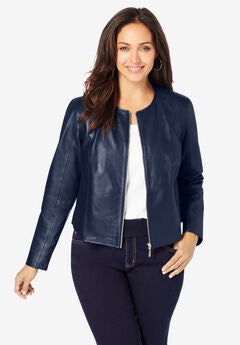 Plus Size Leather Jackets Coats For Women Jessica London