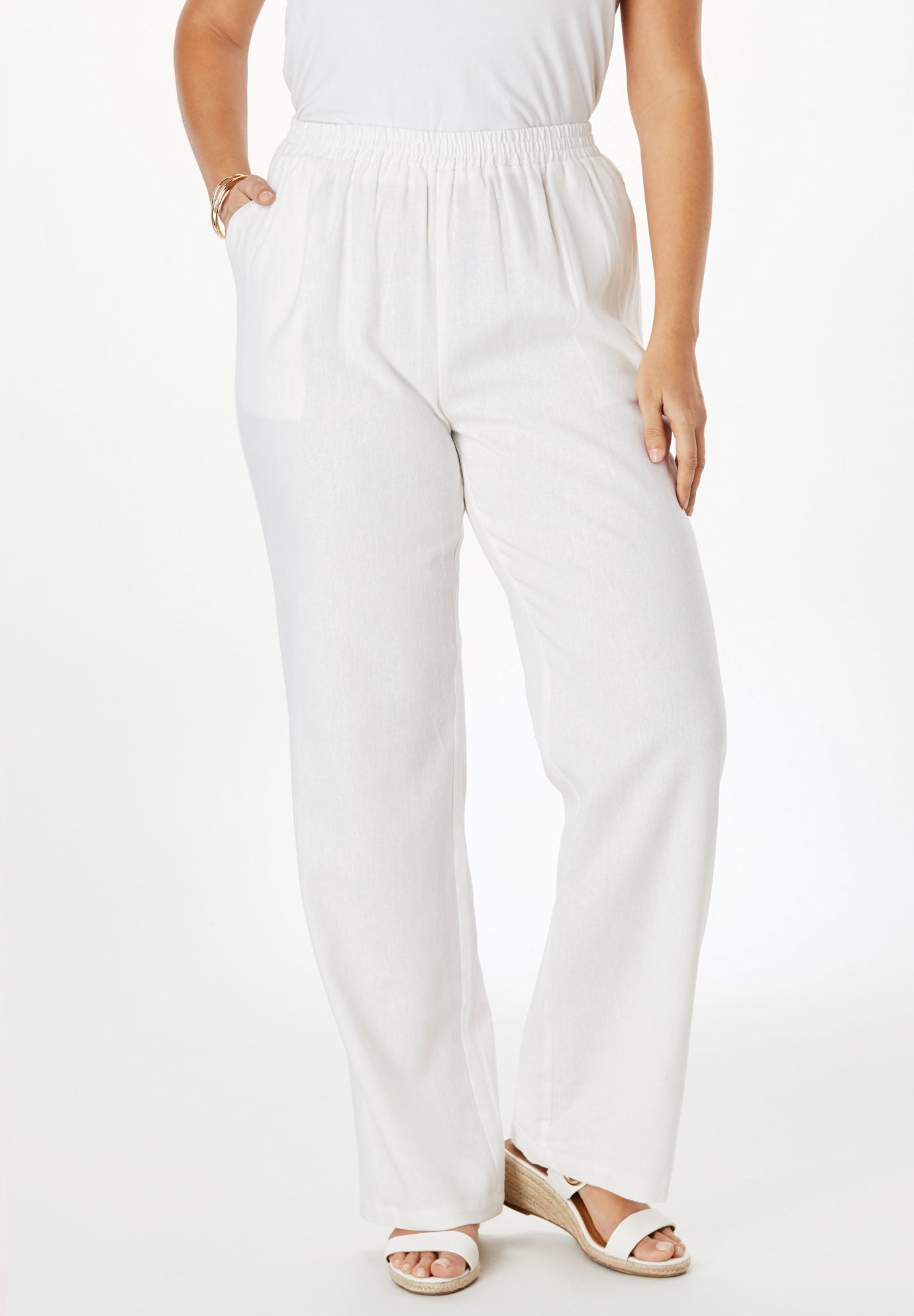 Jessica london online linen pants