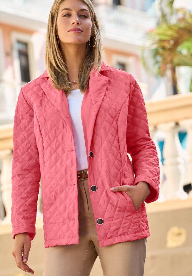 Quilted Blazer, , alternate image number null