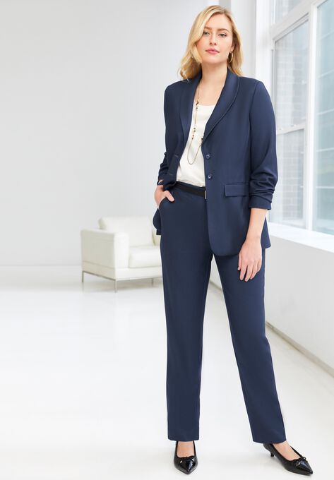 Single-Breasted Pantsuit, , alternate image number null