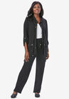 Knit Cargo Set, BLACK, hi-res image number null