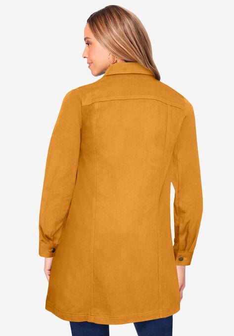 Long Denim Jacket, , on-hover image number null