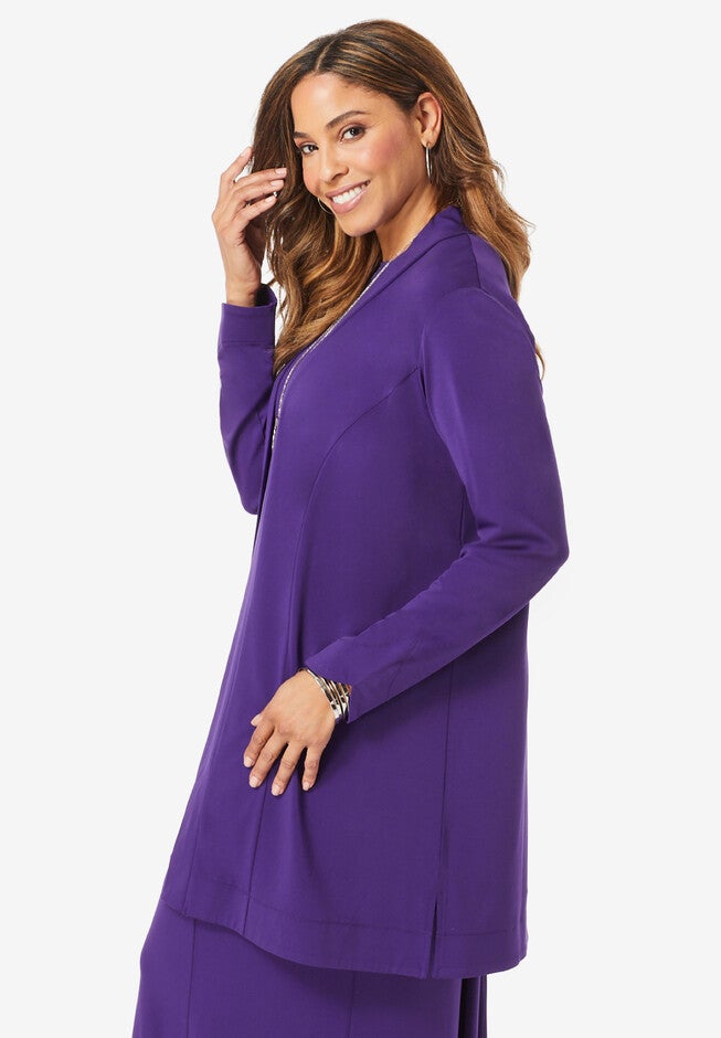 Shawl Collar Topper, , alternate image number 2