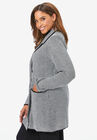 Double-Breasted Sweater Blazer, , alternate image number null