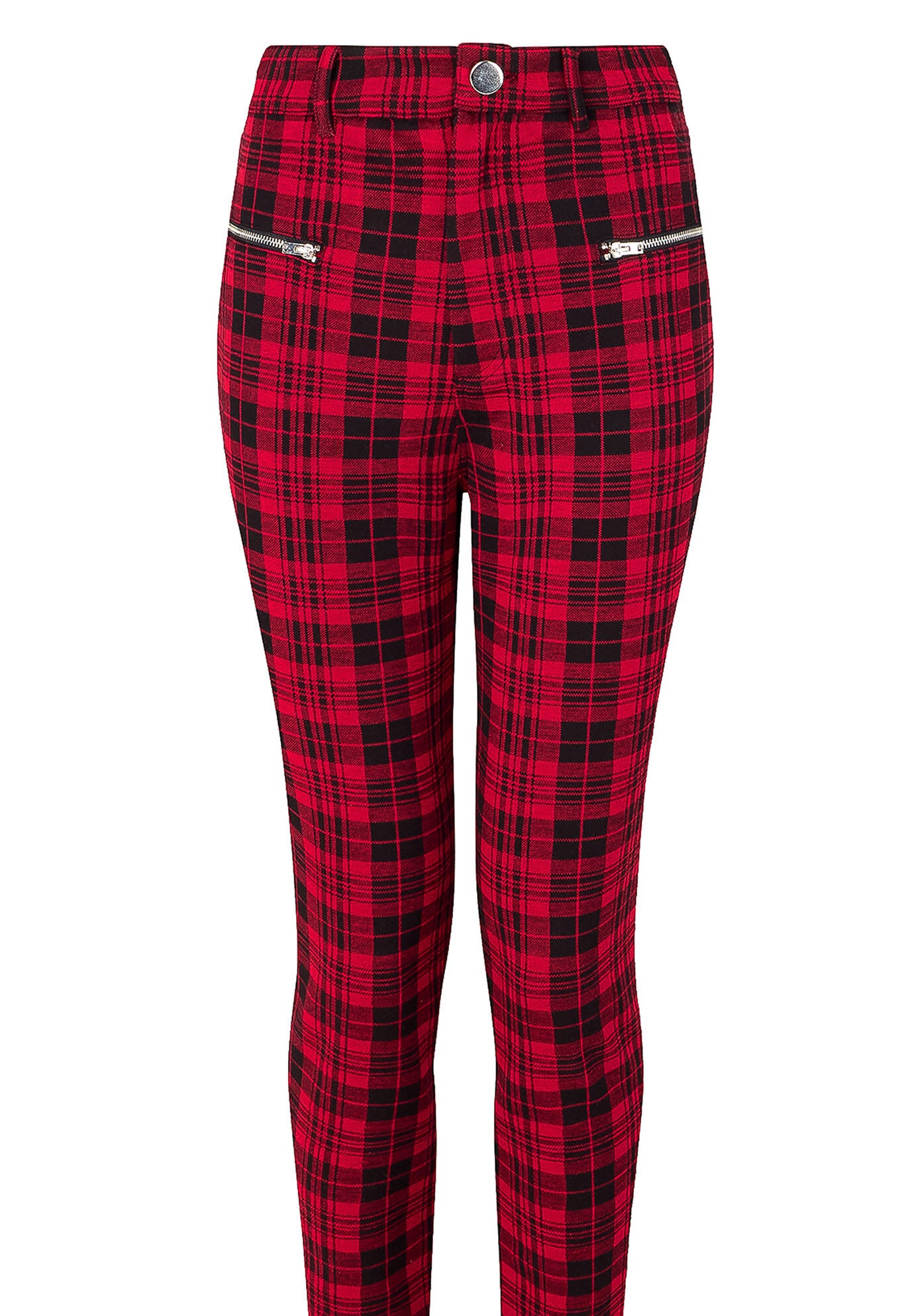 Plaid Legging, RED BOX PLAID, alternate image number 4