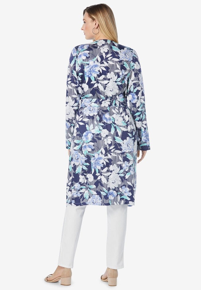 Tie-Front Duster, , on-hover image number 1