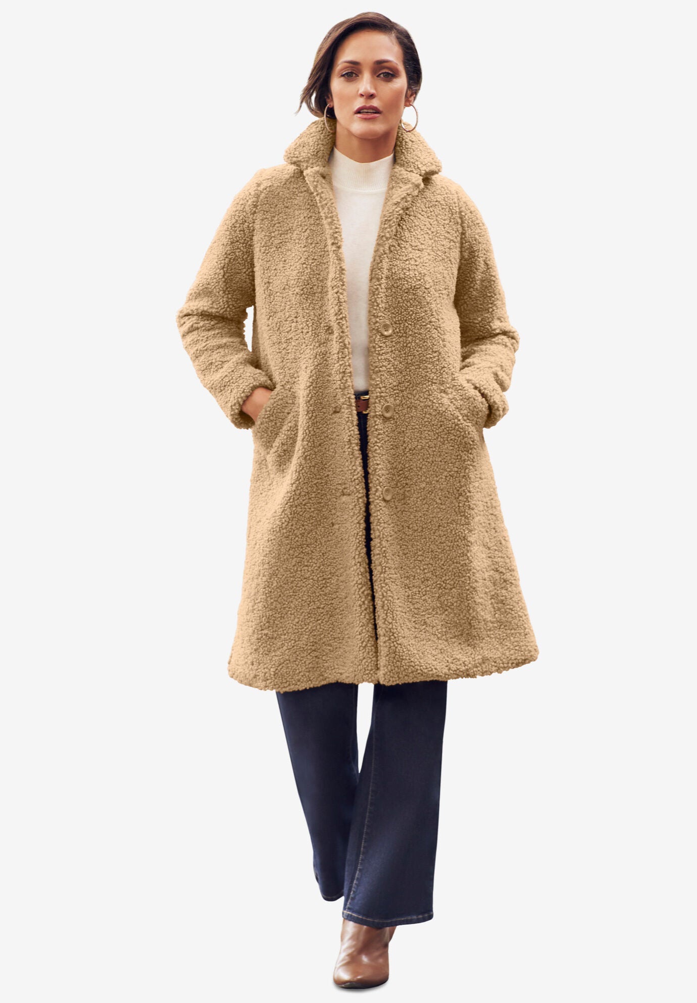 Ladies Teddy Coat 4460369 Jessica London