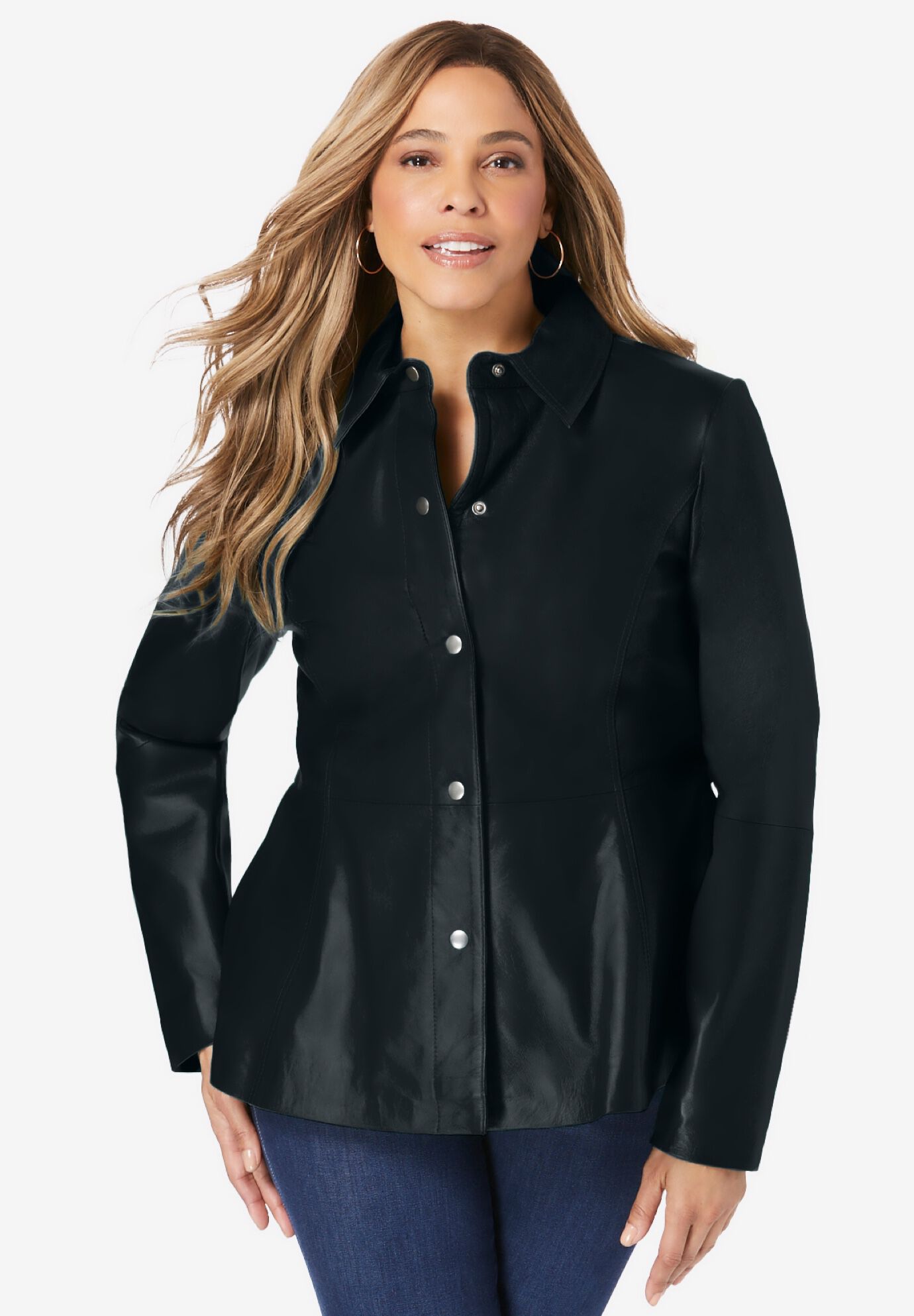 The Proctor  Pyhtn  Black Leather Women Jacket