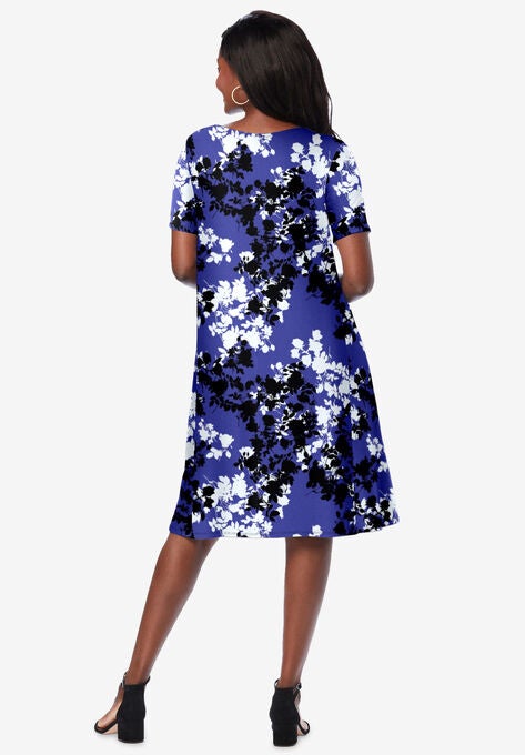 A-Line Jersey Dress, , on-hover image number null