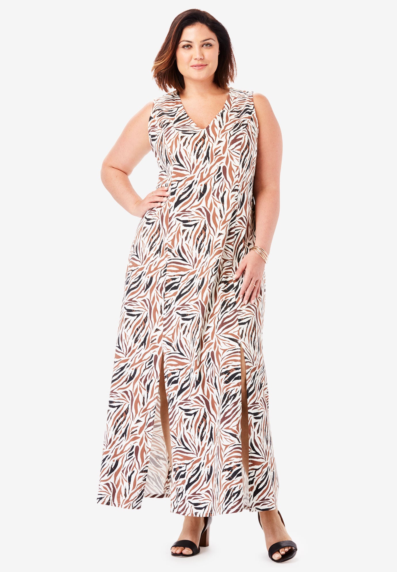 Jessica london cheap denim maxi dress
