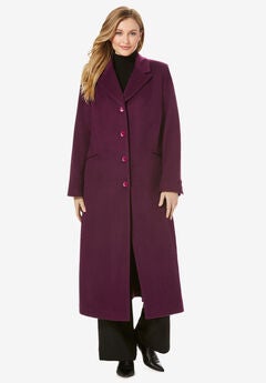 Wool Blend Wrap Coat Plus Size Coats Jackets Jessica London