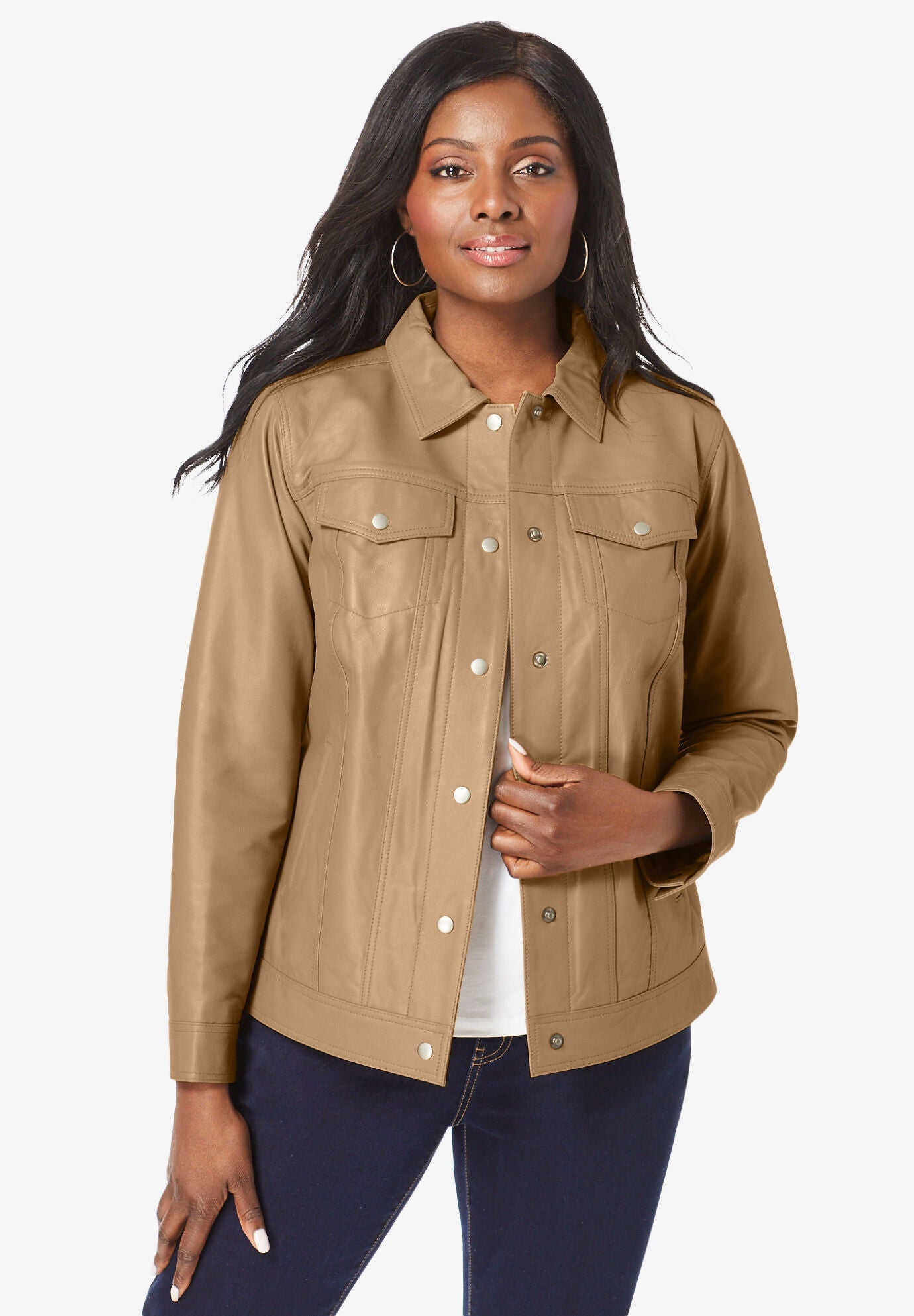 roamans denim jacket