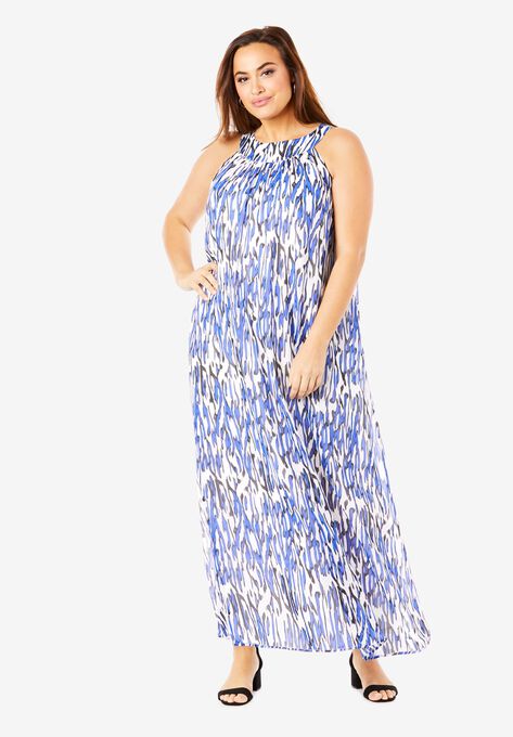 Sleeveless A Line Maxi Dress Plus Size Maxi Dresses Jessica London