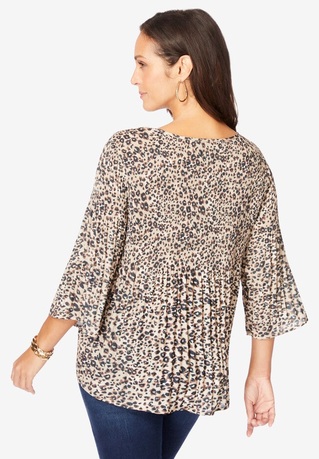 Pleated Blouse, , on-hover image number null