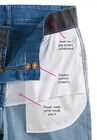 Tummy Control Denim Skirt, , alternate image number null