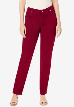 Classic Cotton Denim Straight Jeans
