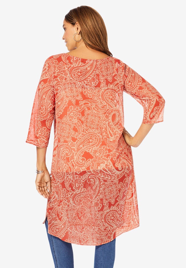 Mega Slit Tunic, , on-hover image number null