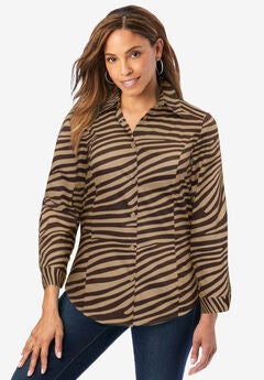 Stretch Cotton Poplin Shirt