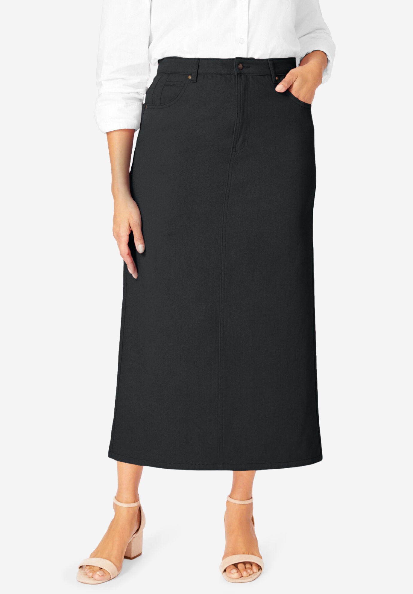 Midi skirt with pockets 2019 sales