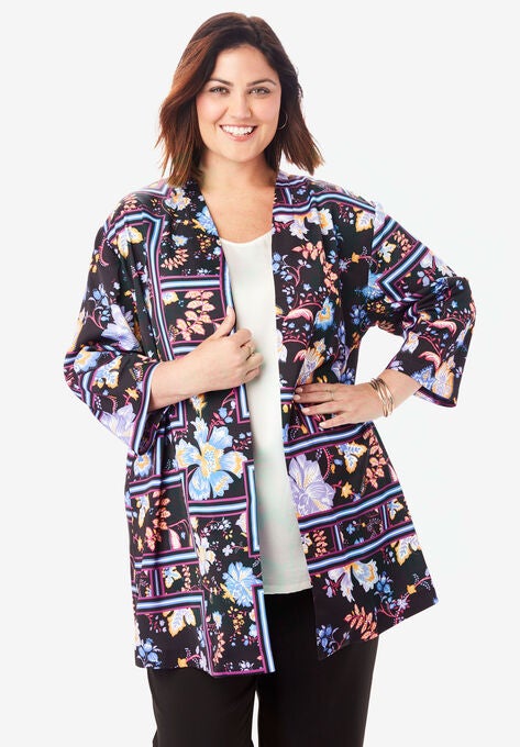 Kimono Jacket Plus Size Casual Jackets Jessica London