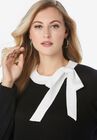 Tie-Neck Sweater, , alternate image number null