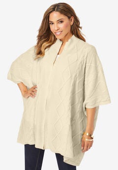 Poncho Zip Sweater