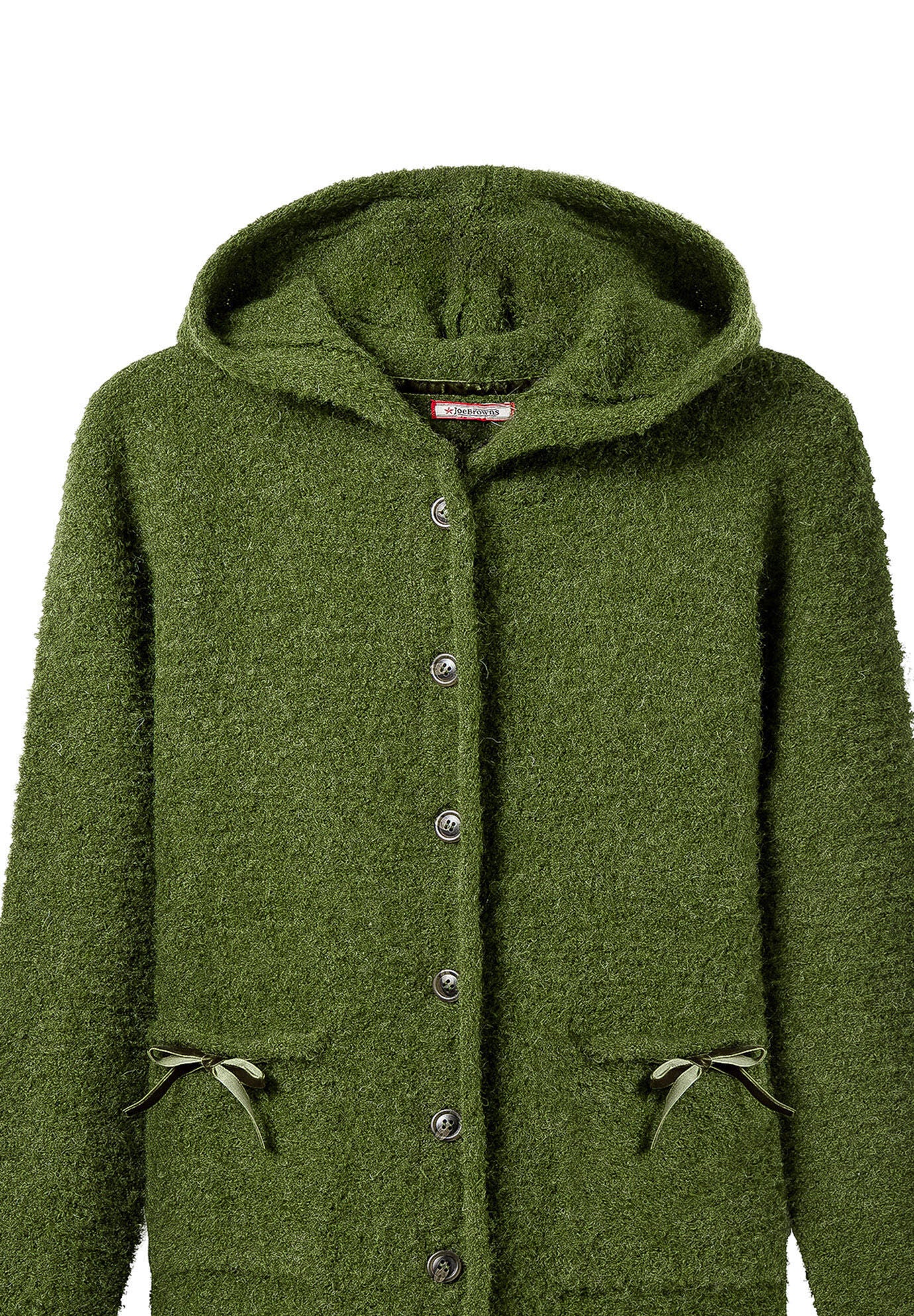 Hooded Sweater Jacket, MOSS, alternate image number 3