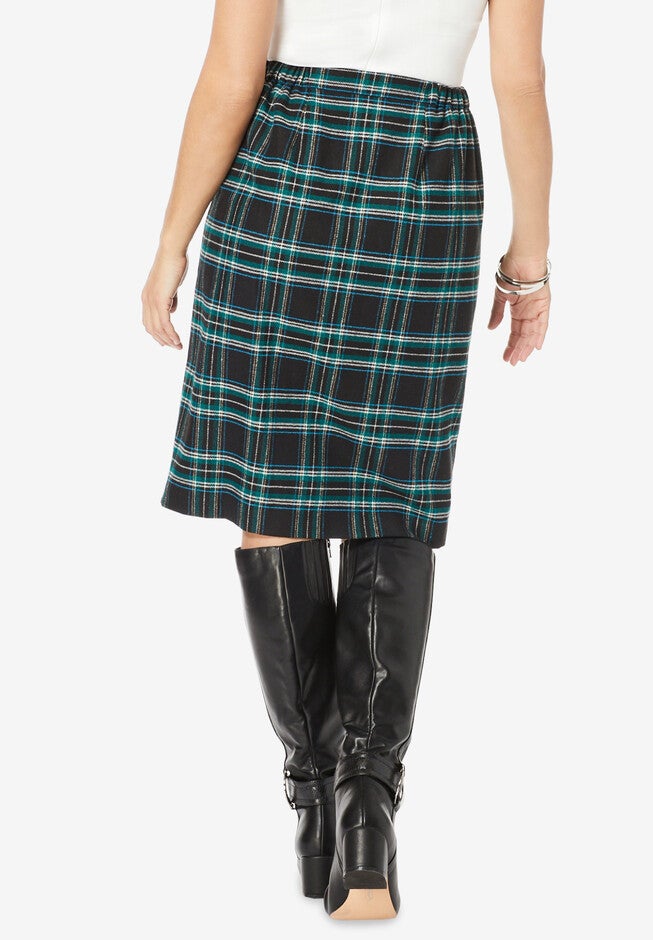 Wool-Blend Short Skirt, , on-hover image number 1