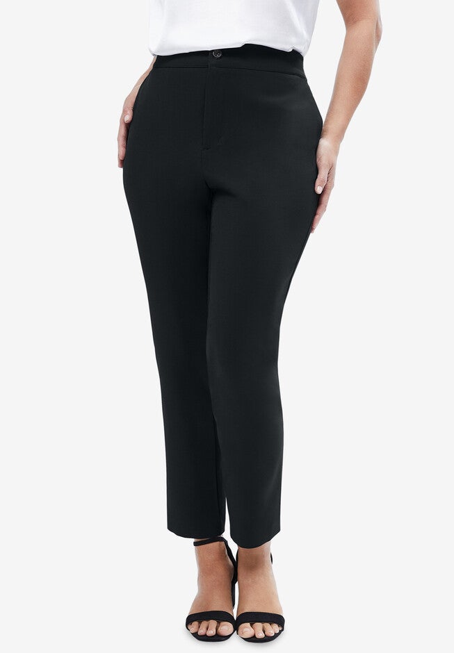 Bi-Stretch Slim Straight Pant, BLACK, hi-res image number null
