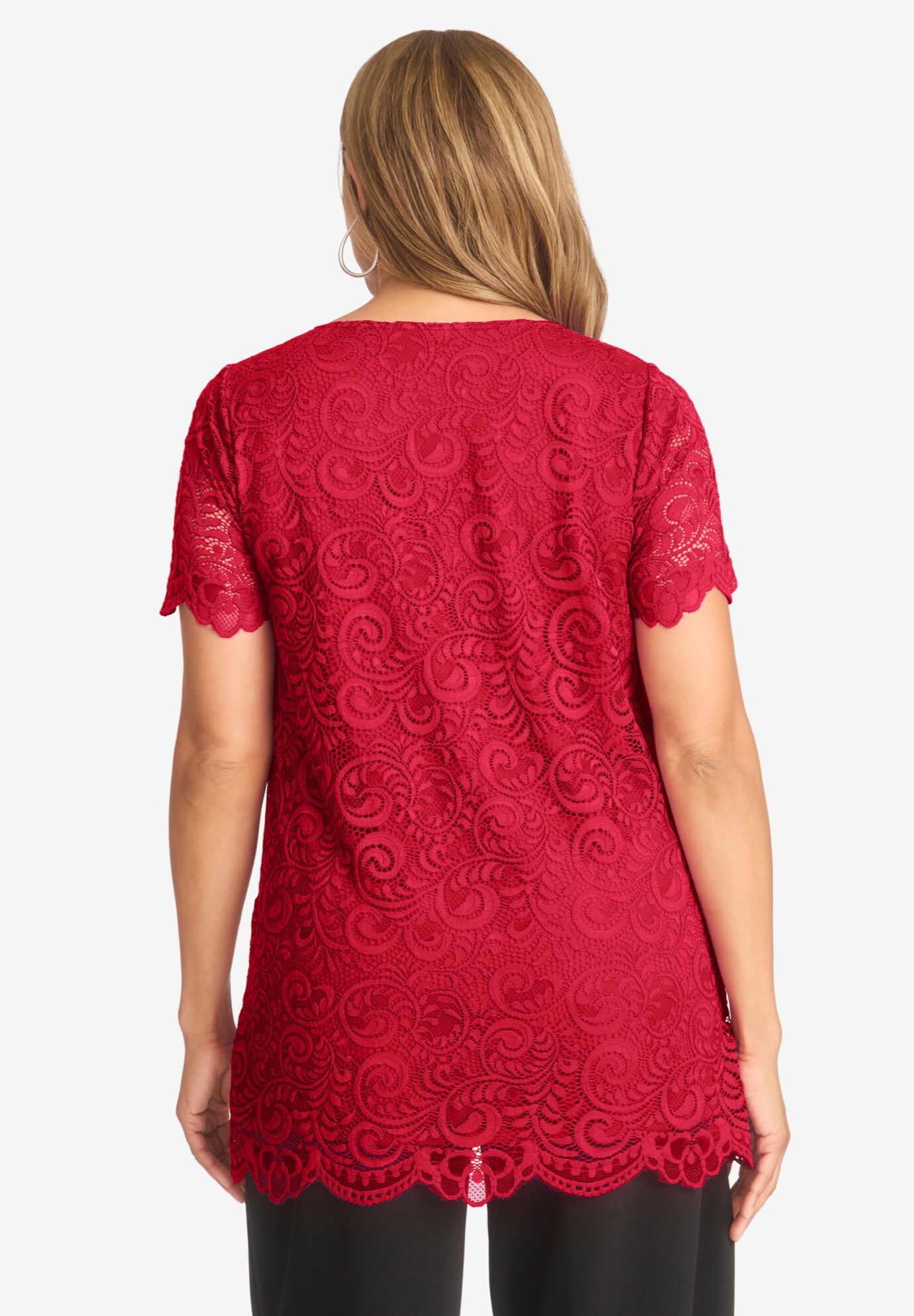 Lace Back Tunic
