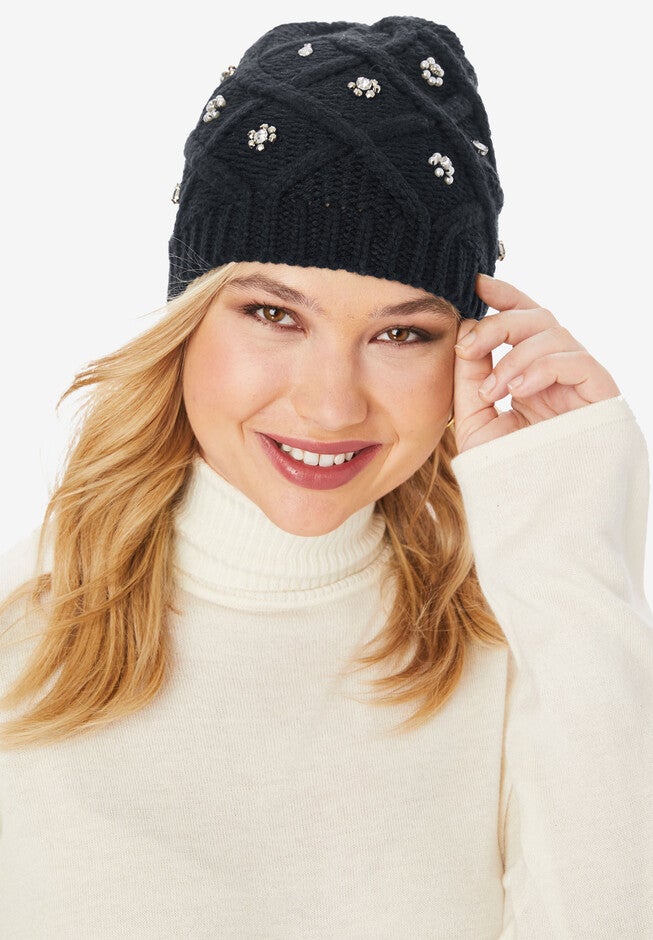 Jewel Hat, BLACK, hi-res image number 0