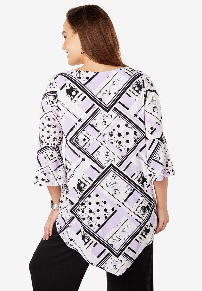 Handkerchief Hem Tunic, , on-hover image number 1