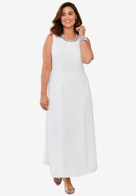 Beaded Jacket Dress, , alternate image number null